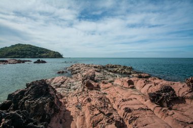 Pembe taş beach, Chanthaburi Tayland