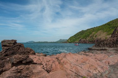 Pembe taş beach, Chanthaburi Tayland