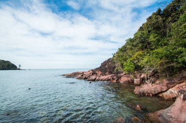 Pembe taş beach, Chanthaburi Tayland