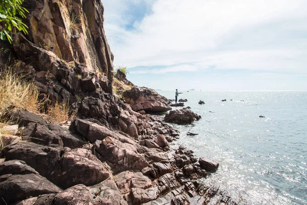 Pembe taş beach, Chanthaburi Tayland