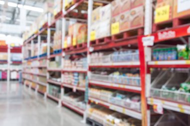 arkaplan için bulanık süpermarket