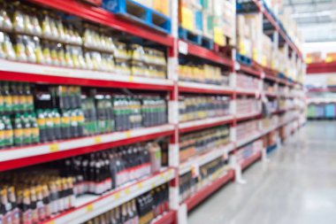 arkaplan için bulanık süpermarket