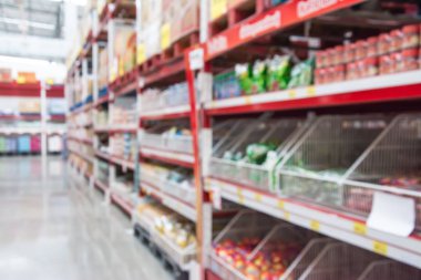 arkaplan için bulanık süpermarket
