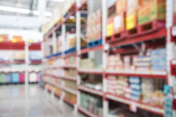 Supermercado em borrão para fundo — Fotografia de Stock