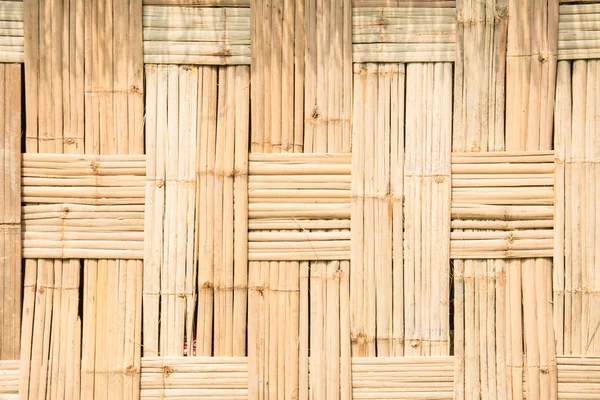 Woven bamboo wood pattern — Stock Photo, Image