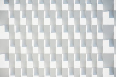 Beyaz geometri rasgele düzey arka plan.