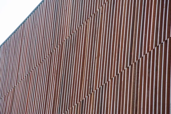 天然木製ラス壁 — ストック写真
