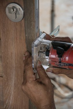 Kapı montaj, işçi kullanımı elektrik ağaç işleme yönlendirici fo rin