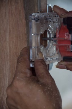 Kapı montaj, işçi kullanımı elektrik ağaç işleme yönlendirici fo rin