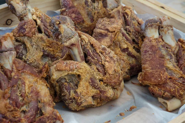 Roasted pork knuckle eisbein — Stock Photo, Image