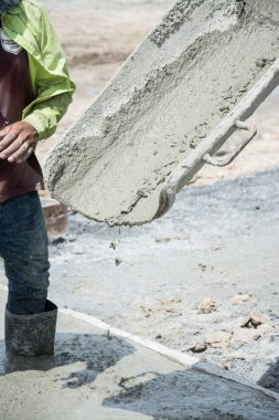 Tabanda dökme beton 