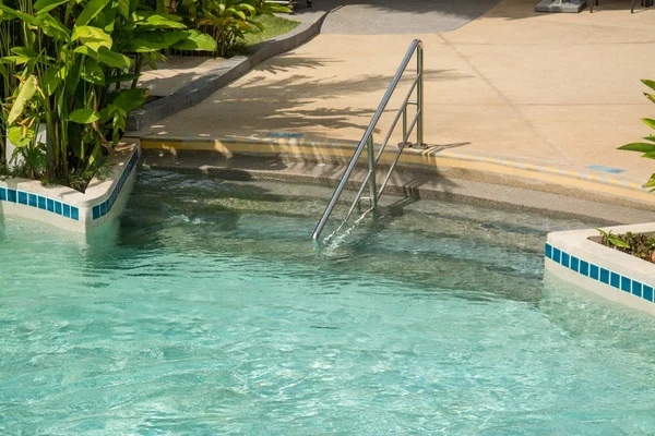 Stair in water pool — Stock Photo, Image