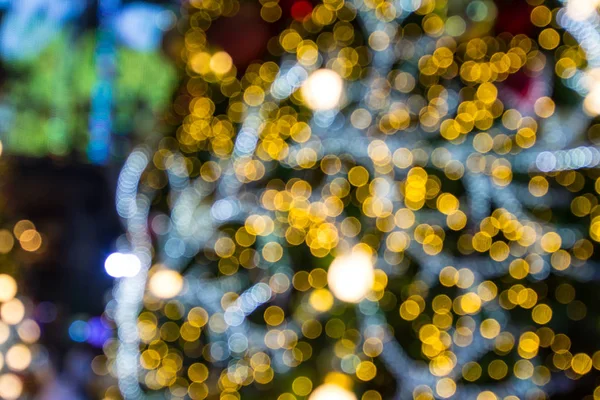 Fondo de Navidad abstracto con luces desenfocadas —  Fotos de Stock
