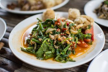 sebze salatası, mix Tayland gıda