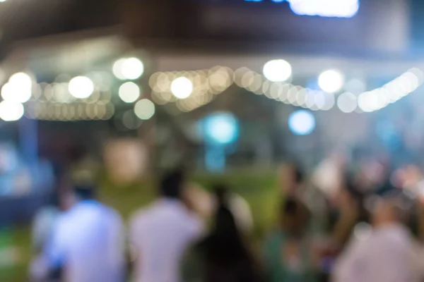 Festival Event Party with People Blurred Background — Stock Photo, Image