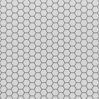 3D render altıgenler arka plan, üstten görünüm