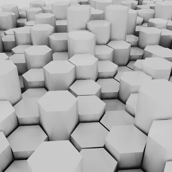 3d rendering of  hexagons background — Stock Photo, Image