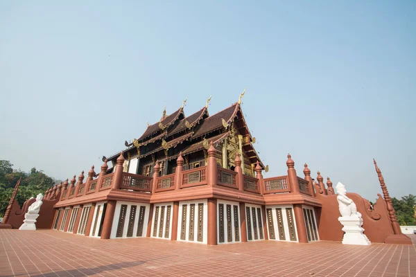 Royal Pavilion Kham Luang Nel Royal Park Rajapruek Vicino Chiang — Foto Stock