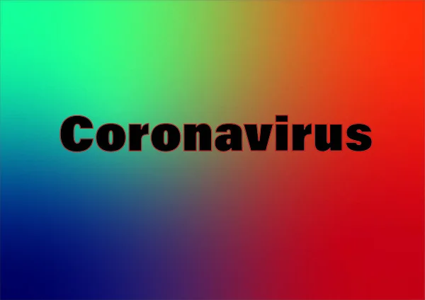 Coronavirus Colored Digital Illustration Colorful — Stock Photo, Image