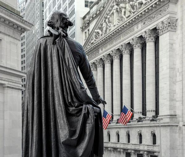 Wall Street é o centro histórico — Fotografia de Stock