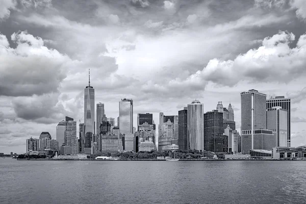 New York'un Manhattan'ın panoramik manzarası — Stok fotoğraf