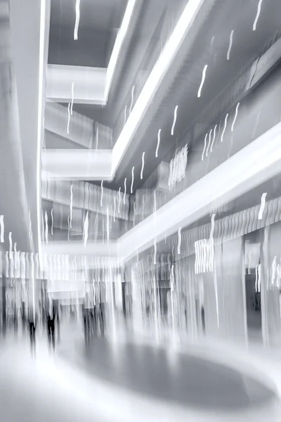 Architectural fragments with blurry background in monochrome blu — Stock Photo, Image