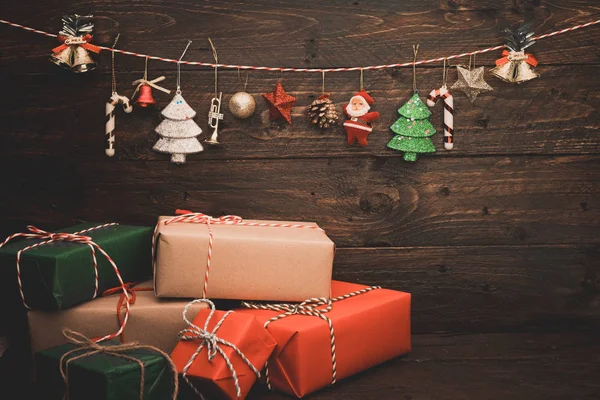 Weihnachtsgeschenke Box — Stockfoto