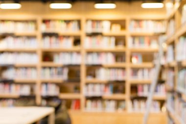 Kütüphane oda iç arka plan bulanıklık 