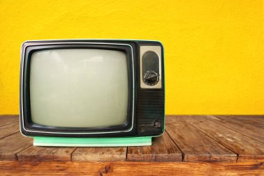 Retro eski televizyon