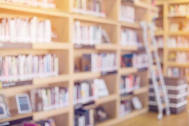 Kütüphane oda iç görüntü arka plan