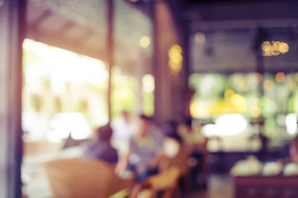 Coffee shop - cafe blurred — Stock Photo, Image