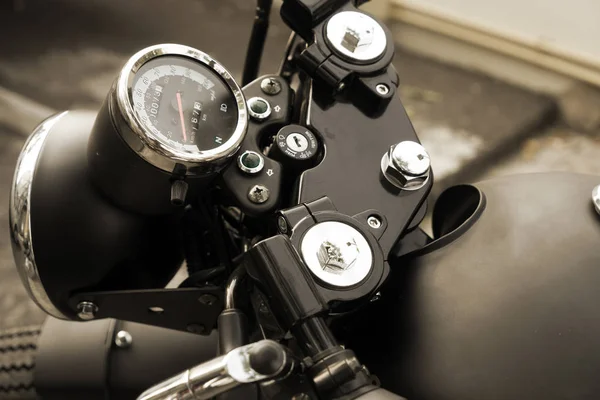 Классический мотоцикл — стоковое фото