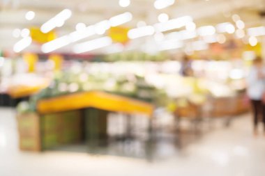 Süpermarket bulanık iç