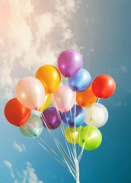 Balões coloridos de festa — Fotografia de Stock