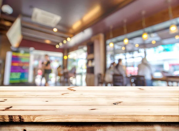 Mostrador de mesa de madera — Foto de Stock