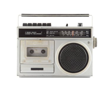 Vintage radyo beyaz