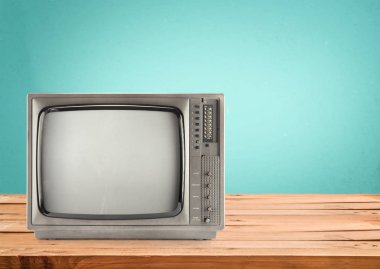 Retro eski televizyon