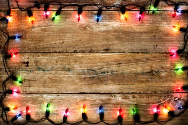 Noel renkli ışık arka plan