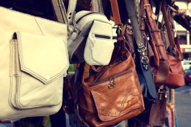 Vintage deri Çantalar moda