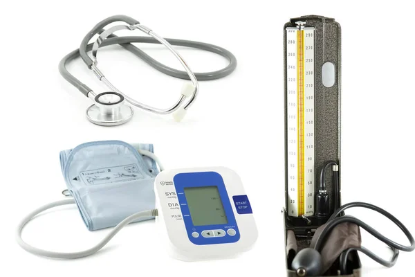 Electronic blood pressure — Stock Photo, Image