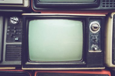 Retro eski televizyon