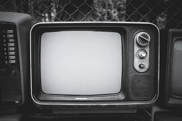 Retro-alter Fernseher — Stockfoto