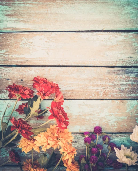 Barevné květy kytice — Stock fotografie
