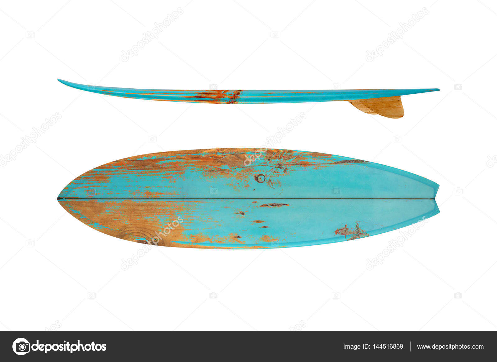Tabla de surf Vintage aislada fotografía de stock © jakkapan