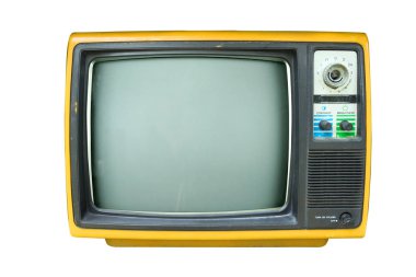 Retro eski televizyon
