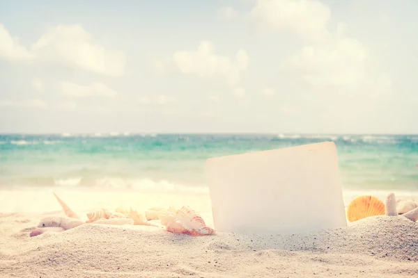 Vintage verano playa fondo — Foto de Stock