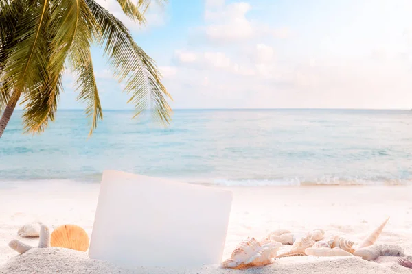 Sommer Hintergrund in tropischen Strand — Stockfoto