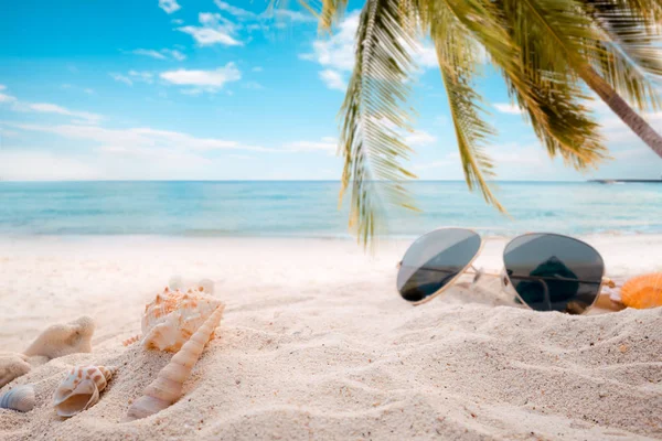 Erholung im Sommer am tropischen Strand — Stockfoto