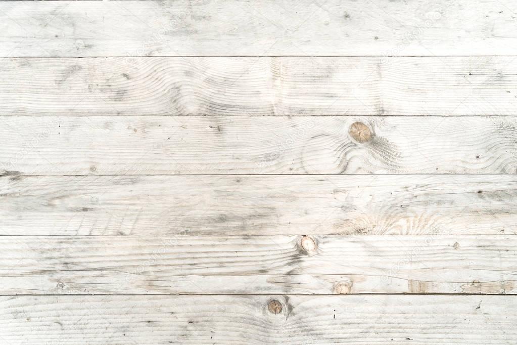 White wood plank texture and background.