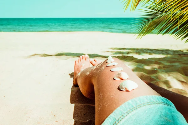 Ontspanning en recreatie in de zomer — Stockfoto